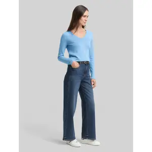 Women's V-neck sweater Tom Tailor Basic image-3