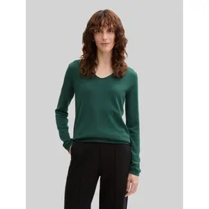 Women's V-neck sweater Tom Tailor Basic image-1