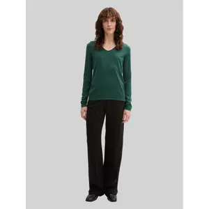 Women's V-neck sweater Tom Tailor Basic image-3