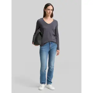 Women's V-neck sweater Tom Tailor Basic image-3