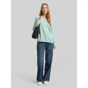 Women's V-neck sweater Tom Tailor Basic image-3