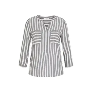 Striped Viscose Tunic Blouse for Women Tom Tailor image-0