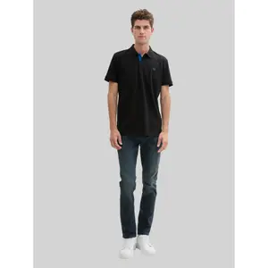 Classic Cut Polo with Contrasting Collar Tom Tailor image-3