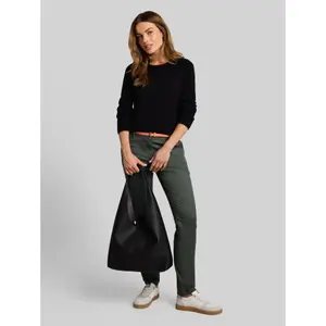 Women's Slim Belted Chino Trousers Tom Tailor image-1