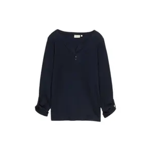 Women's long sleeve T-shirt Tom Tailor Henley image-0