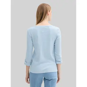 Women's long sleeve T-shirt Tom Tailor Henley image-2