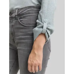 Women's long-sleeved striped T-shirt Tom Tailor Henley image-4