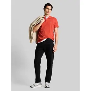 Classic Cut Polo with Contrasting Collar Tom Tailor image-3