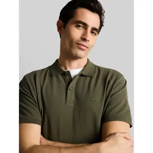 Classic Cut Polo with Contrasting Collar Tom Tailor image-4