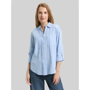 Women’s Shirt with Chest Pockets Tom Tailor image-1