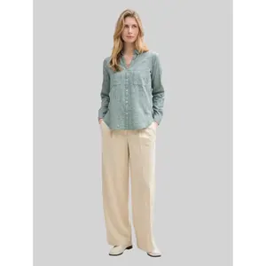 Women’s Shirt with Chest Pockets Tom Tailor image-3