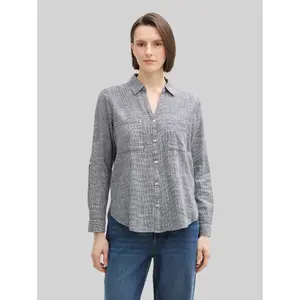 Women’s Shirt with Chest Pockets Tom Tailor image-1
