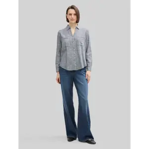 Women’s Shirt with Chest Pockets Tom Tailor image-3