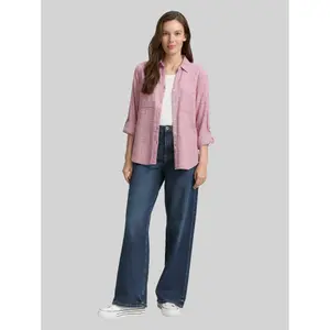 Women’s Shirt with Chest Pockets Tom Tailor image-3