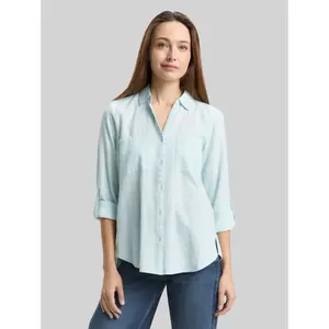 Women’s Shirt with Chest Pockets Tom Tailor image-1