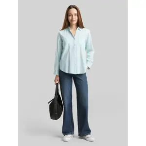 Women’s Shirt with Chest Pockets Tom Tailor image-3