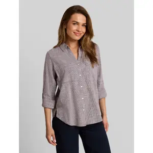 Long Sleeve Shirt with Chest Pockets Women Tom Tailor image-1