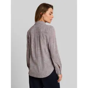 Long Sleeve Shirt with Chest Pockets Women Tom Tailor image-2