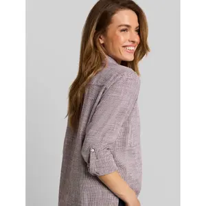 Long Sleeve Shirt with Chest Pockets Women Tom Tailor image-4