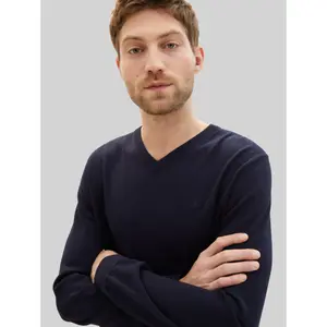 Basic V-neck Pullover Tom Tailor image-4