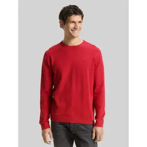 Cotton Knit Round Neck Pull Tom Tailor image-1