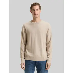 Cotton Knit Round Neck Pull Tom Tailor image-1