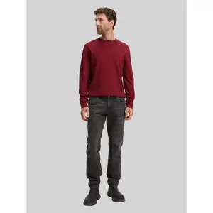 Cotton Knit Round Neck Pull Tom Tailor image-3