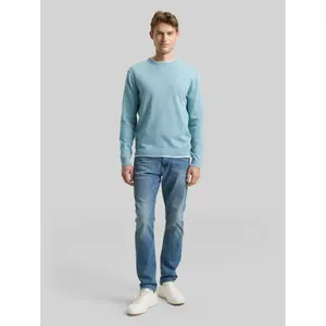 Cotton Knit Round Neck Pull Tom Tailor image-3