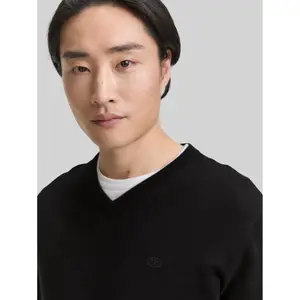 Basic V-neck Pullover Tom Tailor image-4