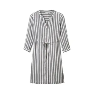 Striped 3/4 Sleeve Dress for Women Tom Tailor image-0