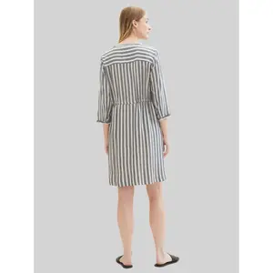 Striped 3/4 Sleeve Dress for Women Tom Tailor image-2