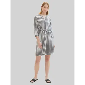 Striped 3/4 Sleeve Dress for Women Tom Tailor image-3
