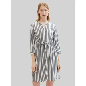 Striped 3/4 Sleeve Dress for Women Tom Tailor image-4
