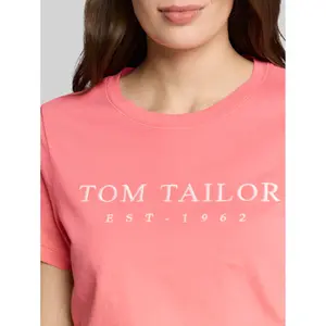 Women's embroidered logo T-shirt Tom Tailor image-4