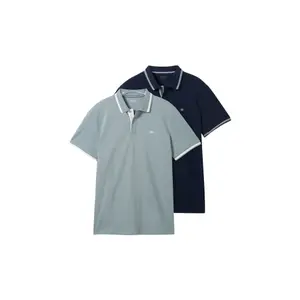 Cotton polo shirt Tom Tailor (x2) image-0