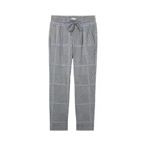 Women's Checkered Trousers Tom Tailor Loose Fit image-0