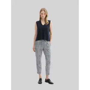 Women's Checkered Trousers Tom Tailor Loose Fit image-3
