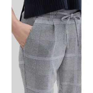 Women's Checkered Trousers Tom Tailor Loose Fit image-4