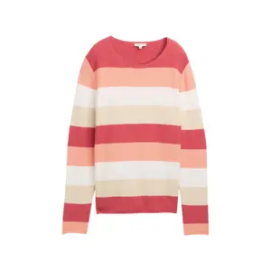 Women's Knit Crew Neck Pullover Tom Tailor image-0