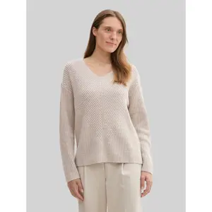 Women's V-neck sweater Tom Tailor image-1