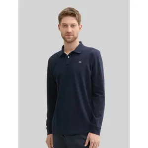 Classic Cut Polo with Contrasting Collar Tom Tailor image-1