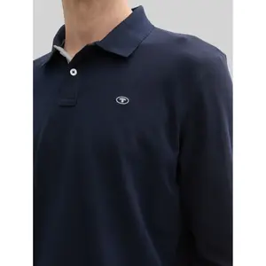 Classic Cut Polo with Contrasting Collar Tom Tailor image-4