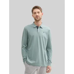 Classic Cut Polo with Contrasting Collar Tom Tailor image-1