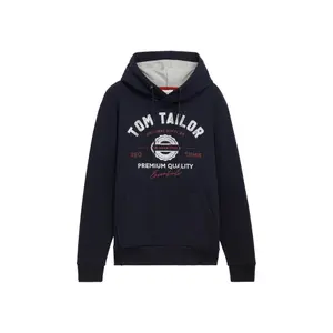 Printed hoodie Tom Tailor Logo image-0