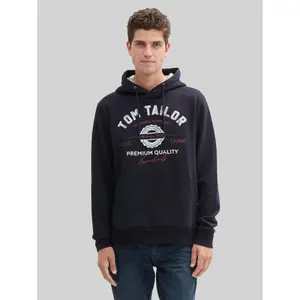 Printed hoodie Tom Tailor Logo image-1