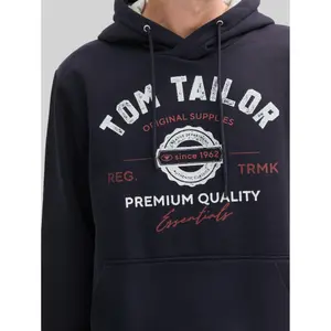 Printed hoodie Tom Tailor Logo image-4