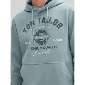 Χακάκι με κουκούλα με τύπωμα Tom Tailor image-4