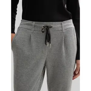 Jacquard Trousers Women Tom Tailor Loose Fit image-3