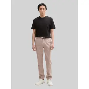 Plain Linen Beach Trousers Tom Tailor image-1