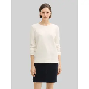 Structured Sweatshirt for Women Tom Tailor image-1